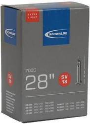 Schwalbe duše 28" SV18  28/44-622 galuskový ventilek extralight (Gravel bike) váha 105g.