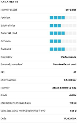 Schwalbe plášť Smart Sam  42-622 Addix Performance černá+reflexní pruh