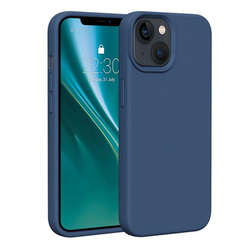 Silikonové TPU pouzdro Etteri pro iPhone 14 tmavě modré