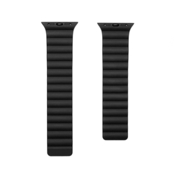 Silikonový řemínek FIXED Magnetic Strap s magnetickým zapínáním pro Apple Watch 38 mm/40 mm, černý