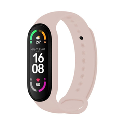 Silikonový řemínek FIXED Silicone Strap pro Xiaomi Band 7/ Mi Band 6/ Mi Band 5, růžový