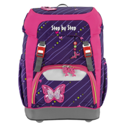 Školní batoh Step by Step GRADE Shiny Butterfly, AGR certifikát