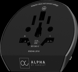 SKROSS cestovní adaptér Alpha USB 4A by SKROSS, design by Jacob Jensen