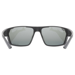 Sluneční brýle UVEX Sportstyle 233 P, black mat/polavision litemirror silver (cat.3) 