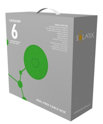 SOLARIX kabel, CAT6 UTP PVC,100m,box