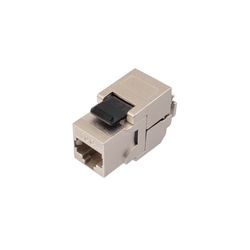 SOLARIX keystone 10G, CAT6A, STP, RJ45, černý, samořezný