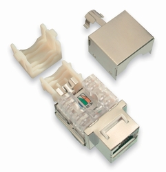 SOLARIX keystone, CAT5E, STP, černý, stíněný