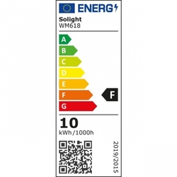 Solight LED COB světelný pás 5m, 10W/m, 1000lm/m, CRi90, IP44, studená bílá