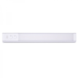 Solight LED kuchyňské svítidlo, 2x zásuvka, vypínač, 10W, 4100K, 51cm