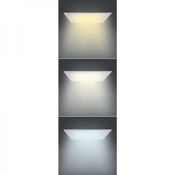 Solight LED mini panel CCT, podhledový, 6W, 450lm, 3000K, 4000K, 6000K, čtvercový