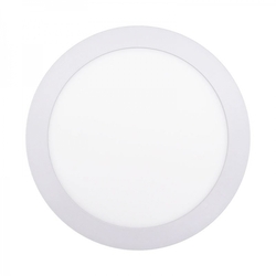 Solight LED mini panel CCT, přisazený, 18W, 1530lm, 3000K, 4000K, 6000K, kulatý