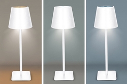 Solight LED nabíjecí lampička Lucca, 120lm, změna CCT, stmívání, bílá