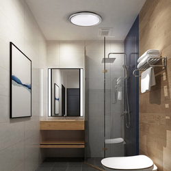 Solight LED osvětlení Acate s ochranou proti vlhkosti, IP54, 24W, 2160lm, 3CCT, 30cm, stříbrná