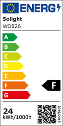 Solight LED osvětlení Acate s ochranou proti vlhkosti, IP54, 24W, 2160lm, 3CCT, 30cm, stříbrná