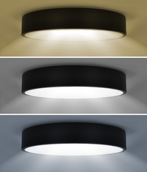 Solight LED osvětlení s dálkový ovladačem, 36W, 2300lm, 30cm, změna chromatičnosti, stmívatelné, černá