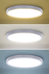 Solight LED osvětlení s dálkovým ovladačem Estela White, 36W, 2700lm, 30cm, změna chromatičnosti, stmívate