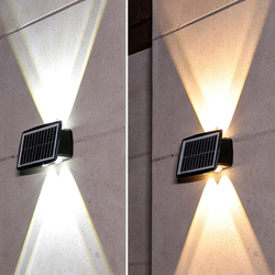 Solight LED solární nástěnné světlo, teplá a studená bílá, 15x10cm