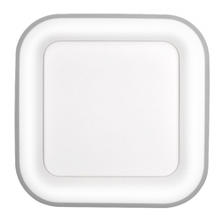 Solight LED stropní světlo čtvercové Treviso, 48W, 2880lm, stmívatelné, dálkové ovládání, šedá