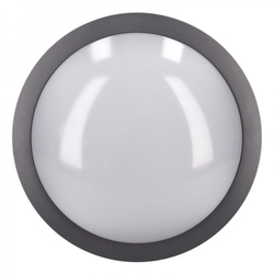 Solight LED venkovní osvětlení se senzorem Siena, šedé, 20W, 1500lm, 4000K, IP54, 23cm