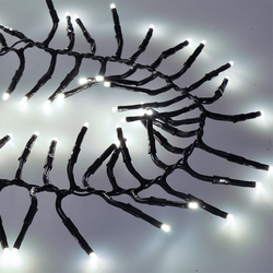 Solight LED venkovní vánoční řetěz s dálkovým ovládáním - Cluster, 576 LED, 8 funkcí, časovač, IP44, studená bílá
