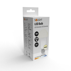 Solight LED žárovka, klasický tvar, 15W, E27, 4000K, 220°, 1650lm