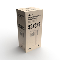 Solight mobilní klimatizace 9000 BTU, smart WiFi, chlazení, odvlhčování, ventilátor