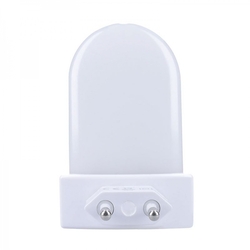Solight Noční LED RGB světélko se světelným sensorem, volitelná barva světla, 230V 