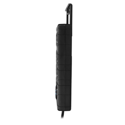 Solight přepěťová ochrana, 8z, USB A+C, 2m, černá