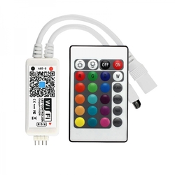 Solight wifi Smart LED světelný pás, RGB, 5m, sada s adaptérem a dálkovým ovladačem