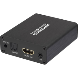 SpeaKa Professional audio extraktor SP-AE-H/TC-04v2 [HDMI - HDMI, Toslink, jack, cinch] 3840 x 2160 Pixel