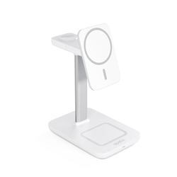 Spello 3in1 Magnetic Charging Station (MagSafe Compatible) - bílá