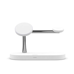 Spello 3in1 Magnetic Wireless Charging Stand (Magsafe Compatible) - bílá
