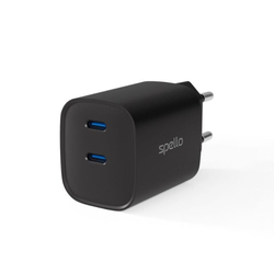 Spello ForceBoost GaN 45W Wall Charger SA45 - černá