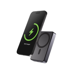 Spello ForcePack Alu 10000mAh Magnetic Wireless Power Bank SM71 - vesmírně šedá