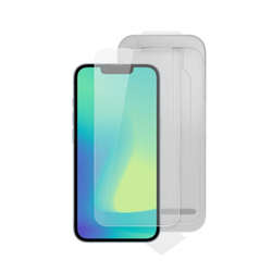 Spello Glass Protector DF | Standardní krytí s jednokrokovým aplikátorem proti prachu | iPhone 13/13 Pro/14/16e/17e | 2 ks | odoln