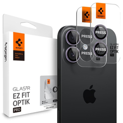 Spigen Glass tR EZ Fit Optik Pro 2 Pack, purple - iPhone 17