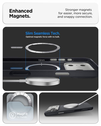 Spigen Nano Pop MagSafe, black sesame - iPhone 17 Pro