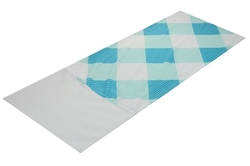 Sportovní šátek s flísem SULOV, modro-bílý