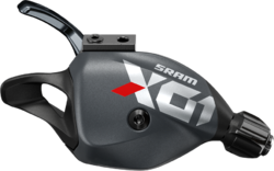 SRAM X01 Eagle trigger - řazení 12 rychl. + objímka, Lunar Oxy (red)