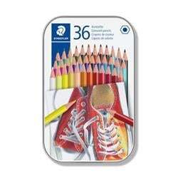 STAEDTLER Pastelky, 36 různých barev, sada, šestihranné