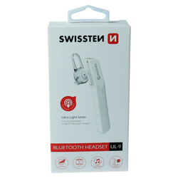 Swissten Bluetooth headset UL-9, bílý