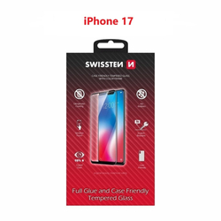 Swissten Full Glue sklo Apple iPhone 17, iPhone 18, černé