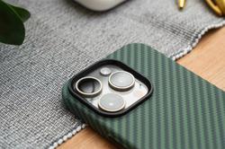 Swissten MagStick Shell Pro Apple iPhone 15 Pro Max, zelené