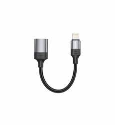 Swissten OTG adaptér Lightning / USB-A, černý