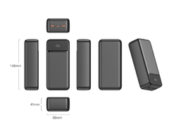 SWISSTEN POWER BANK 30000 mAh POWER LINE II ČERNÁ