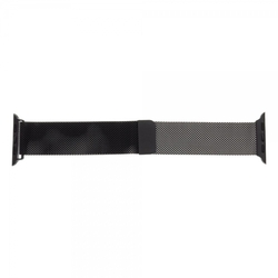 Tactical Loop magnetický kovový řemínek pro Apple Watch 4 44mm Black - černý