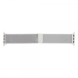 Tactical Loop magnetický kovový řemínek pro Apple Watch 4 44mm Silver - stříbrný