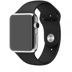 Tactical silikonový řemínek pro Apple Watch 4 44mm Black - černý