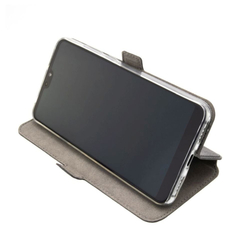 Tenké pouzdro typu kniha FIXED Topic pro Xiaomi Redmi Note 14, černé