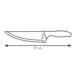 Tescoma Nůž kuchařský SONIC, 18 cm  